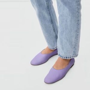 Everlane purple day glove flat size 9